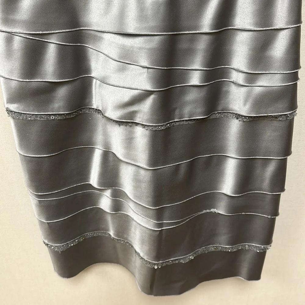 BCBG • VTG MaxAzria Champagne Bandage Dress • Sz 10 - Picture 3 of 12